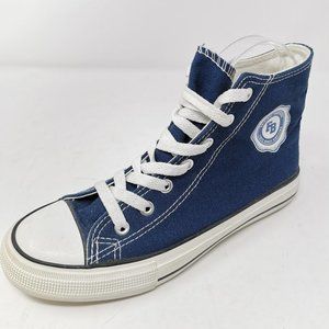 FB Navy & White High Top Sneakers
